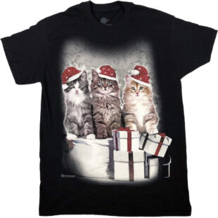 Three Cats Gift Christmas shirt